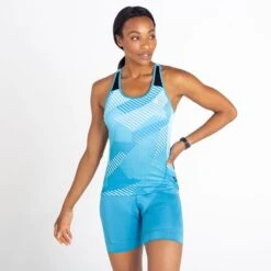 Dare 2b AEP Prompt Fitnessvest Voor Dames - Blauw -Puur Mode aep prompt fitnessvest voor dames blauw 4