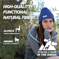 Alpaca Premium Merino Beanie: VIENTO Beanie Unisex, Unisize Sportmuts -Puur Mode alpaca premium merino beanie viento beanie unisex unisize sportmuts 2