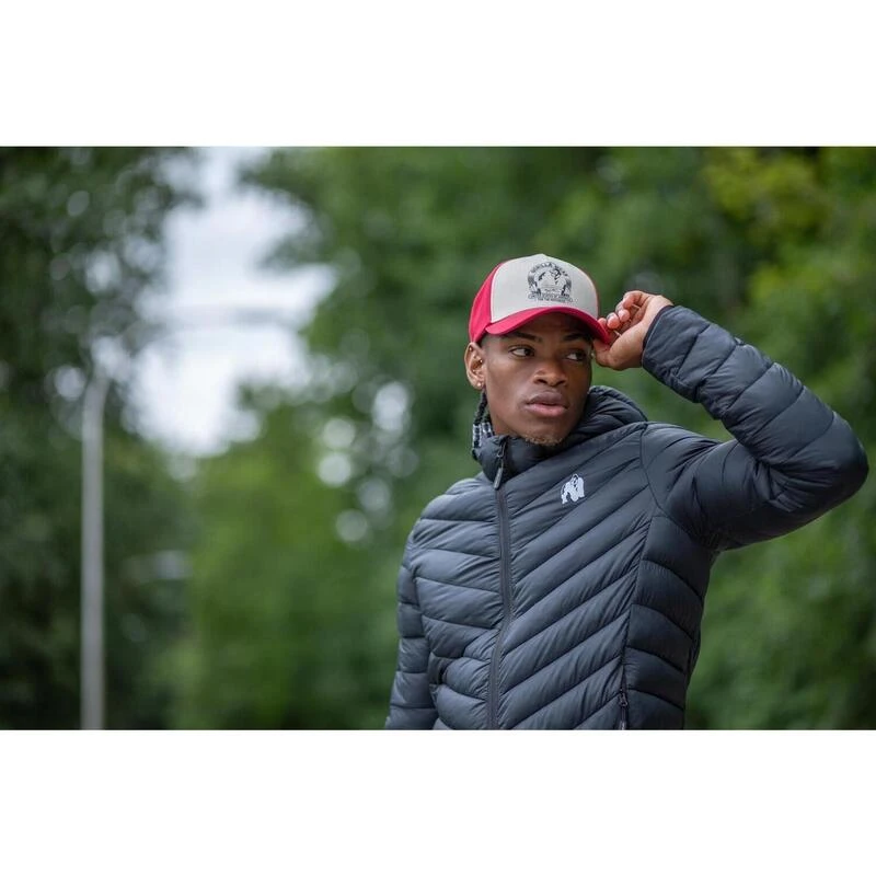 Gorilla Wear Buckley Cap - Red/Beige - One Size 5 Gorilla Wear Buckley Cap - Red/Beige - One Size - Afbeelding 5