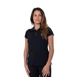 CHIBERTA Polo Met Korte Mouwen Chiberta Bring Dames Golfpolo Zwart