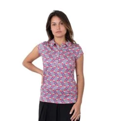 CHIBERTA Polo Met Korte Mouwen Chiberta Twin Dames Golfpolo Meerkleurig