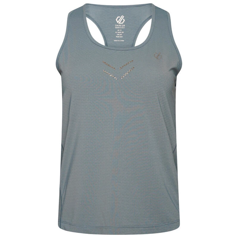 Dare 2b Crystallize Fitnessvest Voor Dames - Blauw 1 Dare 2b Crystallize Fitnessvest Voor Dames - Blauw