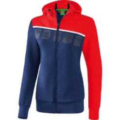 Dames Trainingsjack Met Capuchon Erima -Puur Mode dames trainingsjack met capuchon erima 4