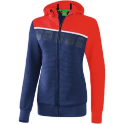 Dames Trainingsjack Met Capuchon Erima -Puur Mode dames trainingsjack met capuchon erima 6