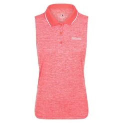 Regatta Dames/Dames Tima II Mouwloos Poloshirt (Neon Peach)