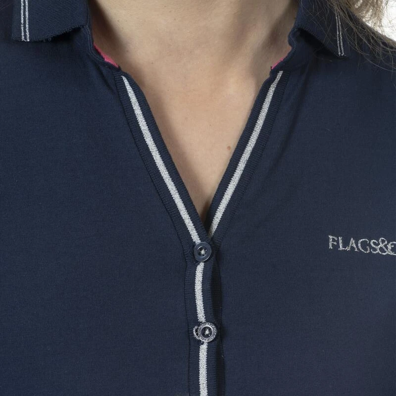 Damespolo Flags&Cup Rosa 3 Damespolo Flags&Cup Rosa - Afbeelding 3