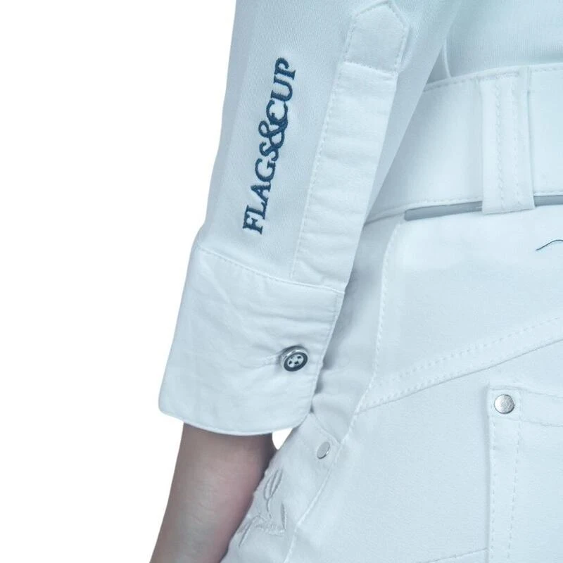 Damespolo Met Lange Mouwen Flags&Cup Cassia 3 Damespolo Met Lange Mouwen Flags&Cup Cassia - Afbeelding 3