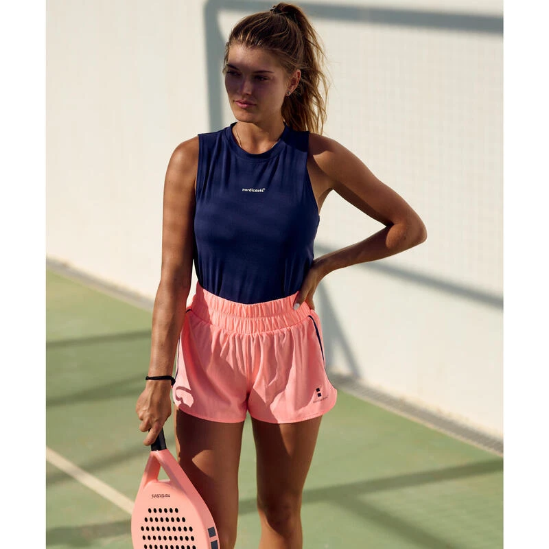 Elegance Tennis/Padel Tank-Top Dames Marineblauw 2 Elegance Tennis/Padel Tank-Top Dames Marineblauw - Afbeelding 2