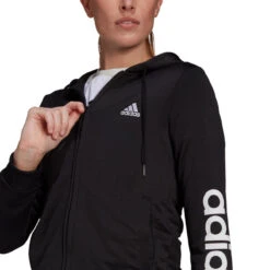 ADIDAS Essentials Logo French Terry Trainingspak -Puur Mode essentials logo french terry trainingspak 5