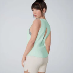 Fitnesstop Voor Dames 500 Loose Fit 10 Fitnesstop Voor Dames 500 Loose Fit -Puur Mode fitnesstop voor dames 500 loose fit groen 2