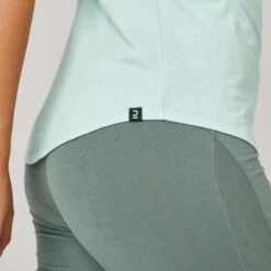Fitnesstop Voor Dames 500 Loose Fit 12 Fitnesstop Voor Dames 500 Loose Fit -Puur Mode fitnesstop voor dames 500 loose fit groen 4