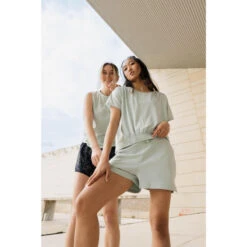 Fitnesstop Voor Dames 500 Loose Fit 14 Fitnesstop Voor Dames 500 Loose Fit -Puur Mode fitnesstop voor dames 500 loose fit groen 6