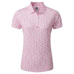FOOTJOY Polo Met Korte Mouwen Bloemenprint Dames Polo Meerkleurig