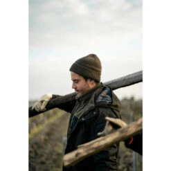 GEBREIDE WOLLEN MUTS VOOR JAGERS 900 -Puur Mode gebreide wollen muts voor jagers 900 bruin 2