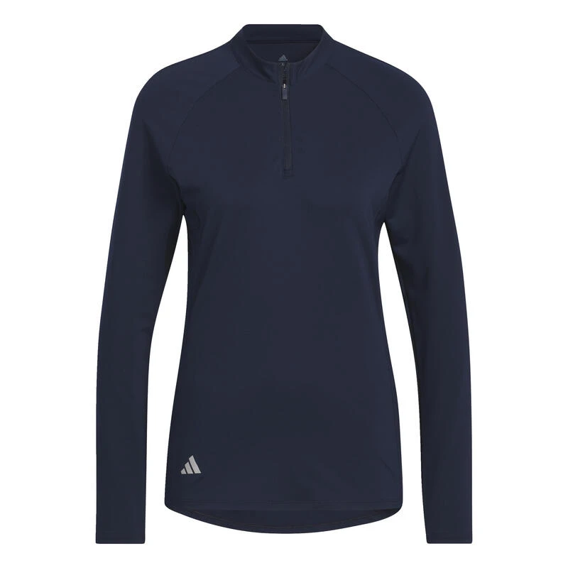 ADIDAS Golf Poloshirt Met Lange Mouwen En Korte Rits 2 ADIDAS Golf Poloshirt Met Lange Mouwen En Korte Rits - Afbeelding 2