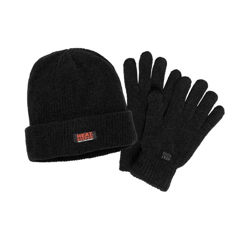 Heatkeeper Dames Muts/handschoenen Pack Zwart 1 Heatkeeper Dames Muts/handschoenen Pack Zwart