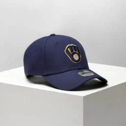 NEW ERA Honkbalpet Voor Dames En Heren MLB Milwaukee Brewers Zwart -Puur Mode honkbalpet voor dames en heren mlb milwaukee brewers zwart 8