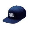 100% Icon AJ Fit Snapback Hat - Navy