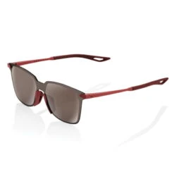 100% Legere Square - HiPER Spiegelglas - Soft Tact Crimson