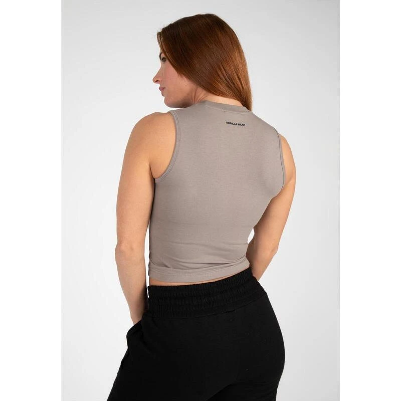 Gorilla Wear Livonia Crop Top - Beige 2 Gorilla Wear Livonia Crop Top - Beige - Afbeelding 2