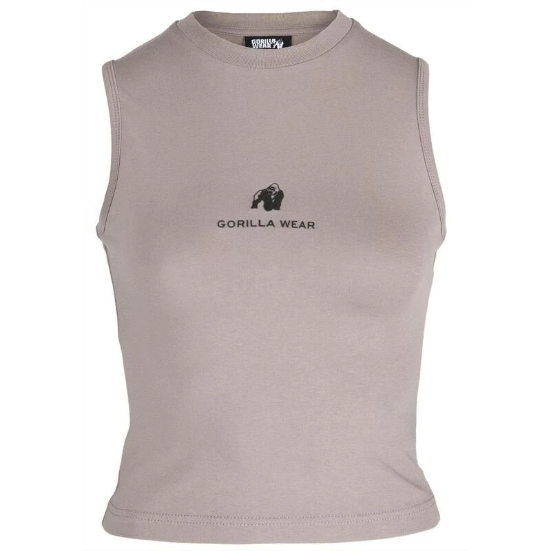 Gorilla Wear Livonia Crop Top - Beige 6 Gorilla Wear Livonia Crop Top - Beige - Afbeelding 6