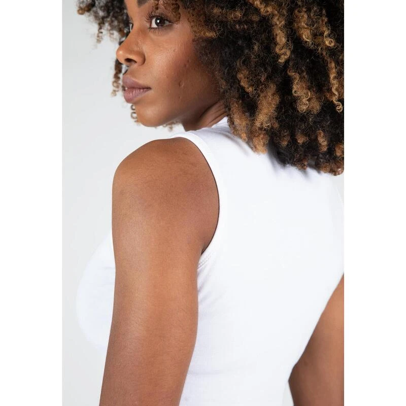 Gorilla Wear Livonia Crop Top - White 5 Gorilla Wear Livonia Crop Top - White - Afbeelding 5