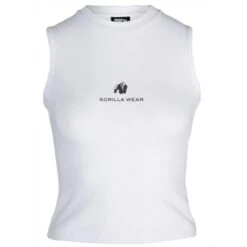 Gorilla Wear Livonia Crop Top - White 11 Gorilla Wear Livonia Crop Top - White -Puur Mode livonia crop top white 5