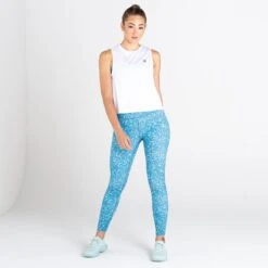 Dare 2b Meditat Crop Fitnessvest Voor Dames - Wit -Puur Mode meditat crop fitnessvest voor dames wit 4