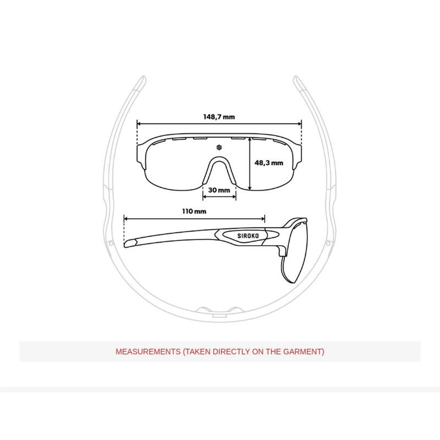 Meekleurende Bril Wielrennen SIROKO K3 PhotoChromic Africa Zwart Heren En Dames 5 Meekleurende Bril Wielrennen SIROKO K3 PhotoChromic Africa Zwart Heren En Dames - Afbeelding 5
