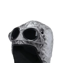 Muts Met Zonnebril Gogglez Hat 58 Cm - Zilver Glanzend -Puur Mode muts met zonnebril gogglez hat 58 cm zilver glanzend 2