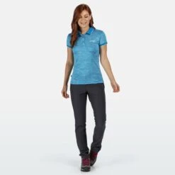 Regatta Remex II Dames Wandel T-shirt - Helderblauw -Puur Mode remex ii dames wandel t shirt helderblauw 4