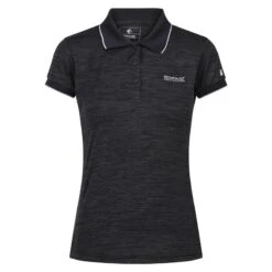 Regatta Remex II Wandel-T-shirt Met Korte Mouwen Voor Dames - Zwart -Puur Mode remex ii wandel t shirt met korte mouwen voor dames zwart 2