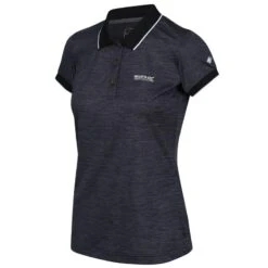 Regatta Remex II Wandel-T-shirt Met Korte Mouwen Voor Dames - Zwart