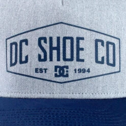 DC SHOES Skate Pet Snapback Grijs En Blauw -Puur Mode skate pet snapback grijs en blauw 3