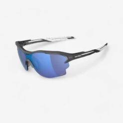 Kalenji Sportbril Voor Volwassenen Runperf 2 Cat. 3 HD Wit Blauw
