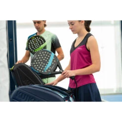 Padeltopje Dames PTK 900 17 Padeltopje Dames PTK 900 -Puur Mode technische en ademende padeltop voor dames 900 paars 7