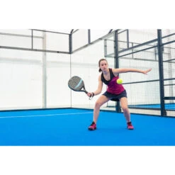 Padeltopje Dames PTK 900 18 Padeltopje Dames PTK 900 -Puur Mode technische en ademende padeltop voor dames 900 paars 8
