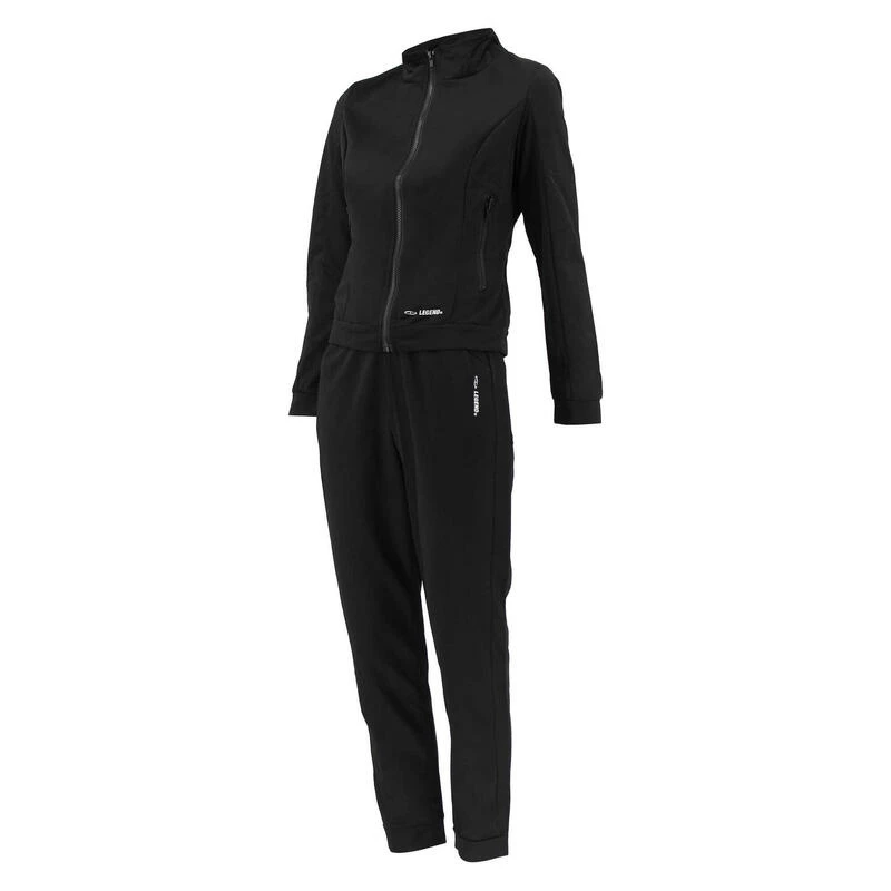 Trainingspak Dames Zwart Polyester 2 Trainingspak Dames Zwart Polyester - Afbeelding 2