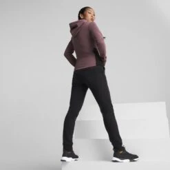 Trainingspak Puma Classic Hooded, Bruin, Dames -Puur Mode trainingspak puma classic hooded bruin dames 3