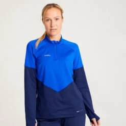 Kipsta Trainingsshirt VIRALTO Dames -Puur Mode trainingsshirt viralto dames blauw 10