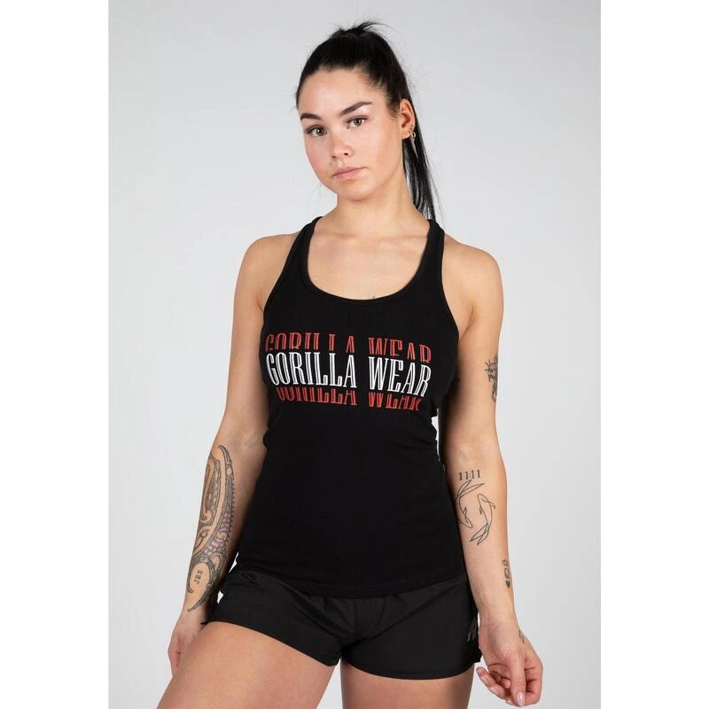 Gorilla Wear Verona Tank Top Black 1 Gorilla Wear Verona Tank Top Black