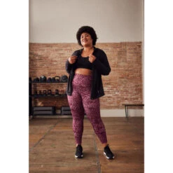 Vest Voor Cardiofitness Dames Grote Maten Recht Model Zwart -Puur Mode vest voor cardiofitness dames grote maten recht model zwart 8