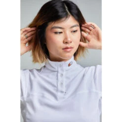 Witte Golfpolo Untraced Voor Dames -Puur Mode witte golfpolo untraced voor dames 3