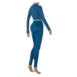 Xtreme Sportswear Crop Sporttop Lange Mouwen Dames Blauw 8 Xtreme Sportswear Crop Sporttop Lange Mouwen Dames Blauw -Puur Mode xtreme sportswear crop sporttop lange mouwen dames blauw 3