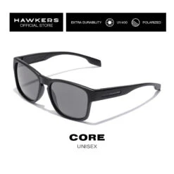 HAWKERS Zonnebrillen Voor Mannen En Vrouwen POLARIZED CORE Carbon Black -Puur Mode zonnebrillen voor mannen en vrouwen polarized core black 5
