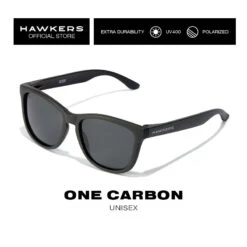 HAWKERS Zonnebrillen Voor Mannen En Vrouwen POLARIZED ONE CARBON Dark -Puur Mode zonnebrillen voor mannen en vrouwen polarized one carbon dark 6